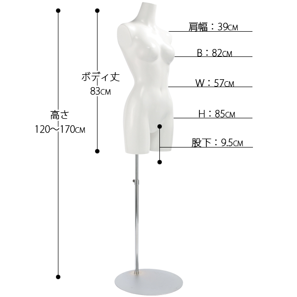マネキン・トルソーの通販・販売｜ディスプレイプラン｜レディース